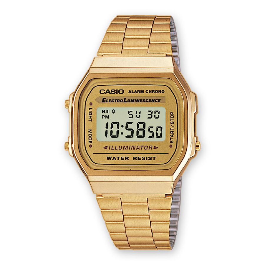 reloj casio retro vintage dorado A168WG-9EF