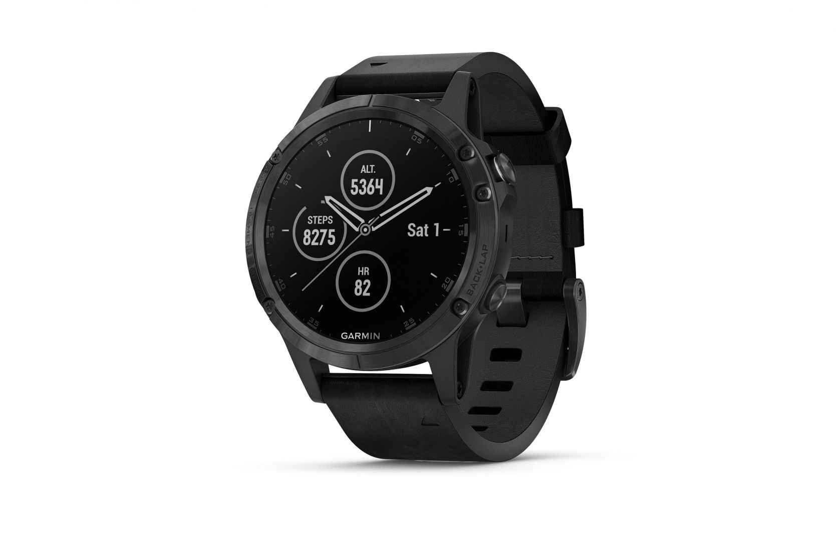 GARMIN fenix ® 6 Pro Solar, Plata negro con correa negra — Tri For Fun