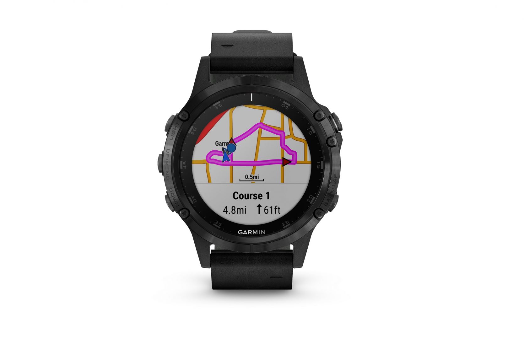 GARMIN fenix ® 6 Pro Solar, Plata negro con correa negra — Tri For Fun