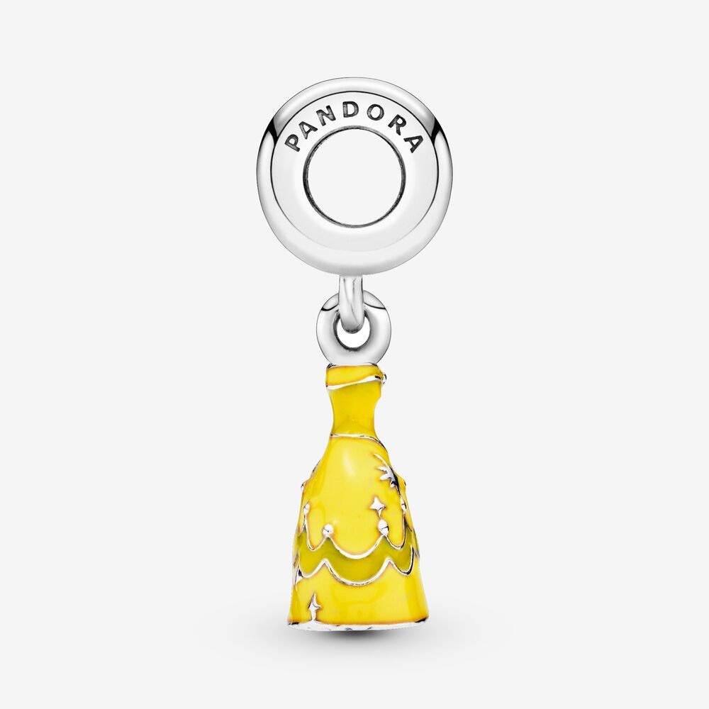 Abalorio-colgante-plata-pandora-disney-traje-Bella-791576ENMX_perfil