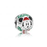 Abalorio-plata-esmalte-pandora-disney-Mickey-Santaclaus-797502ENMX
