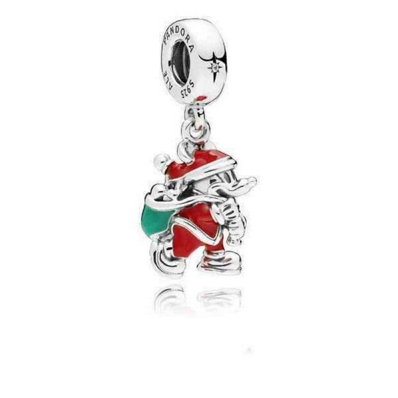 Abalorio-colgante-plata-esmalte-pandora-disney-mickey-Santa-regalos-797501ENMX