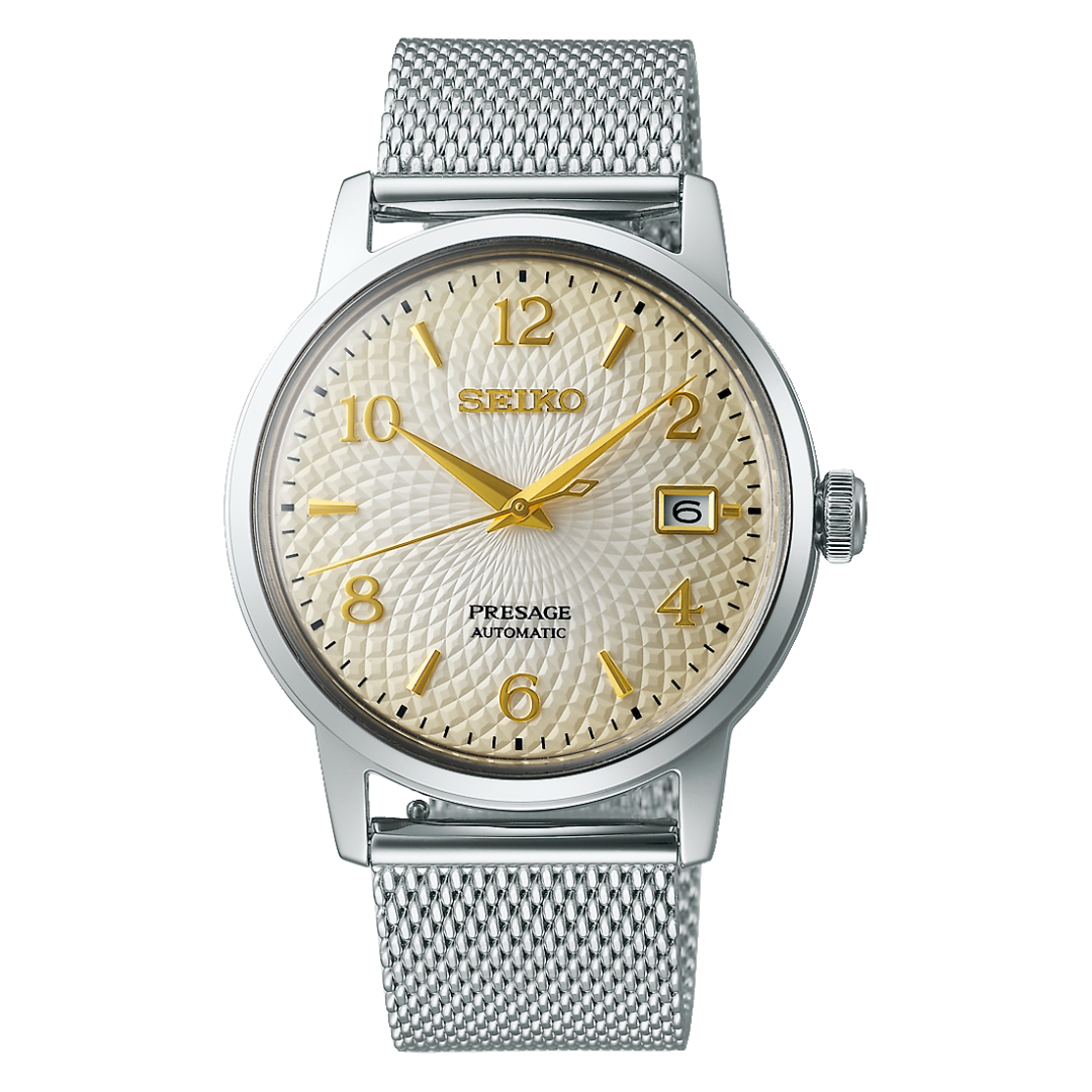 Reloj-automatico-Seiko-presage-marfil-SRPF37J1