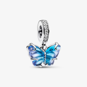 Abalorio-charm-dije-plata-pandora-792698C01_Cristal de Murano Mariposa